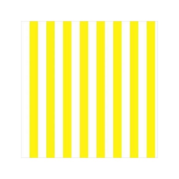 Papel de Parede Adesivo Listrado Amarelo 1051