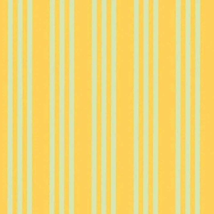 Papel de Parede Adesivo Listrado Amarelo...