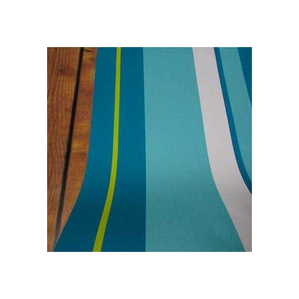 Papel de Parede Adesivo Listrado Azul 3011