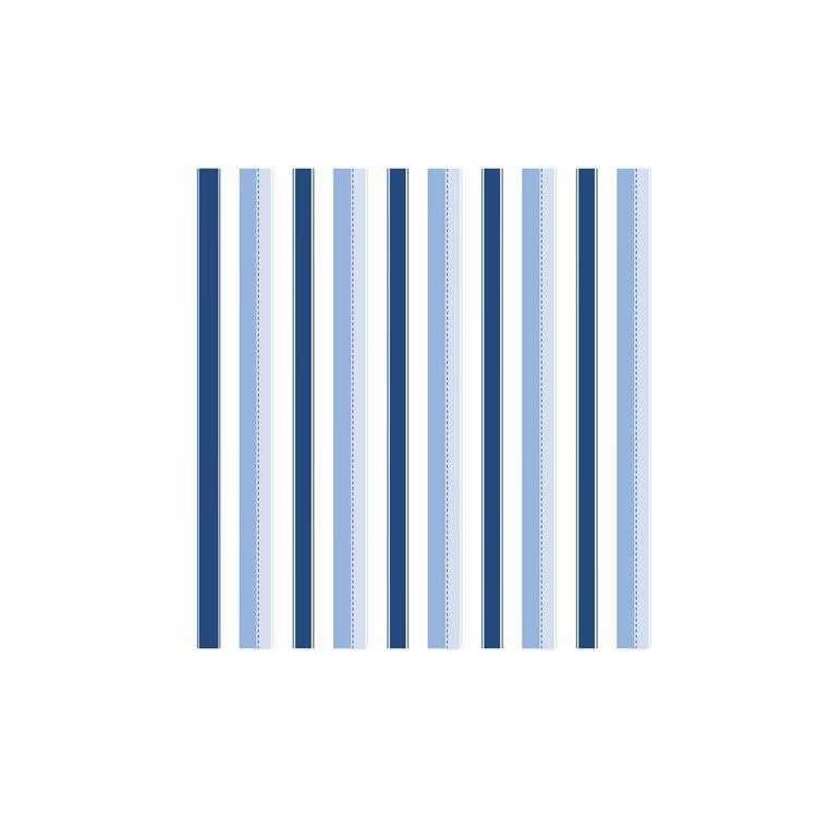 Papel de Parede Adesivo Listrado Azul 32842