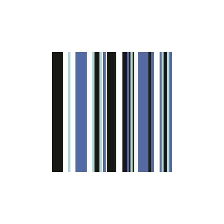 Papel de Parede Adesivo Listrado Azul e Preto 572