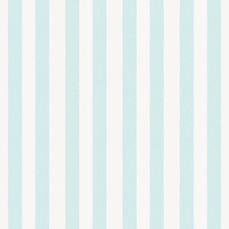 Papel de Parede Adesivo Listrado Branco e Azul...