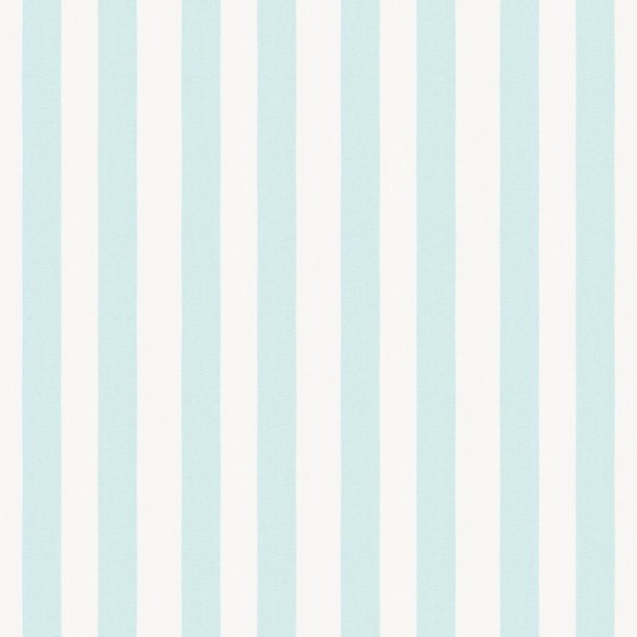 Papel de Parede Adesivo Listrado Branco e Azul Claro N08107