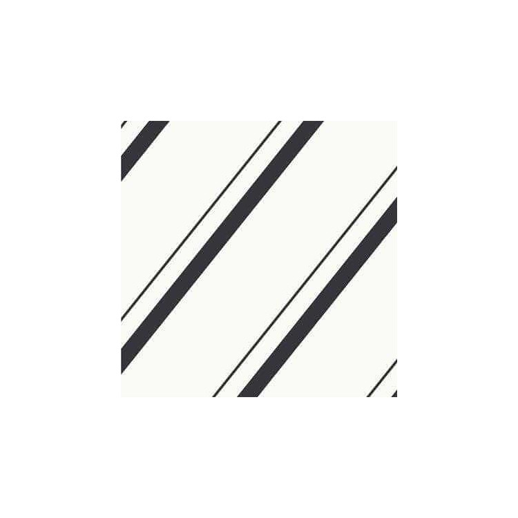 Papel de Parede Adesivo Listrado branco e preto...