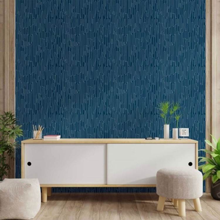 Papel de Parede Adesivo Abstrato Linhas N014001