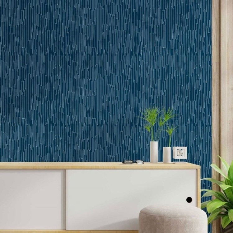 Papel de Parede Adesivo Abstrato Linhas N014001