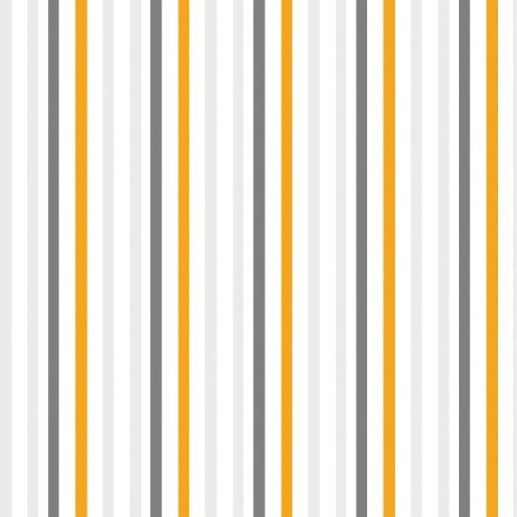 Papel de Parede Adesivo Listrado Cinza e Laranja N018066