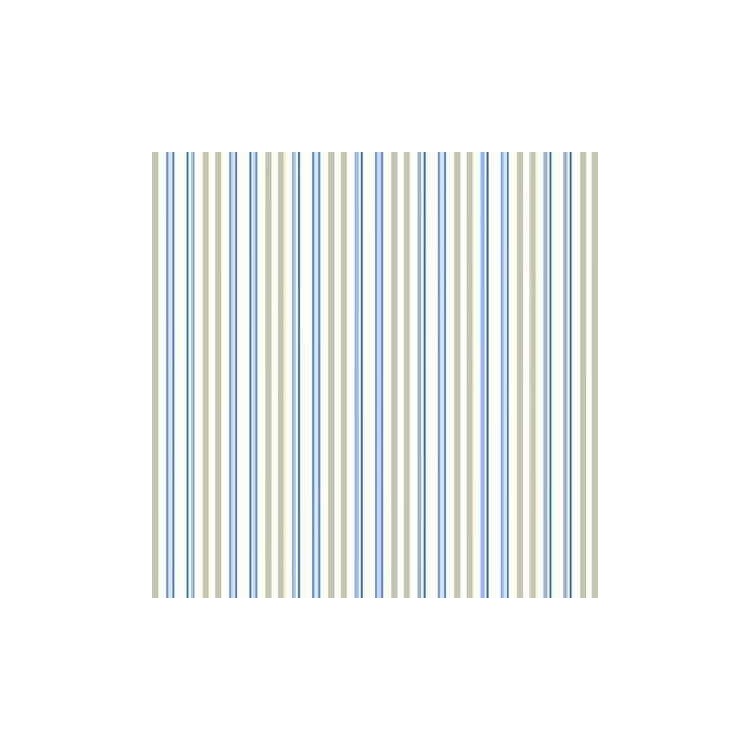Papel de Parede Adesivo Listrado Clássico Azul...