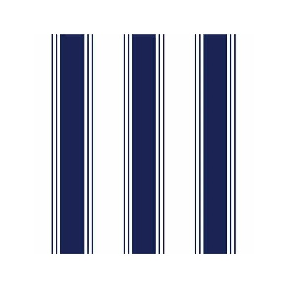 Papel de Parede Adesivo Listrado Clássico Azul 54654