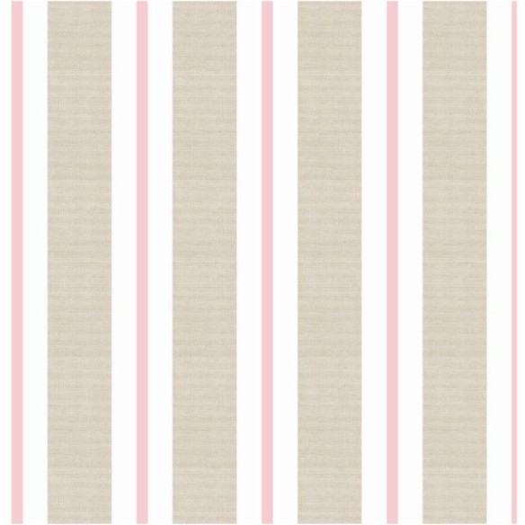 Papel de Parede Adesivo Listrado Clássico Rosa 54651