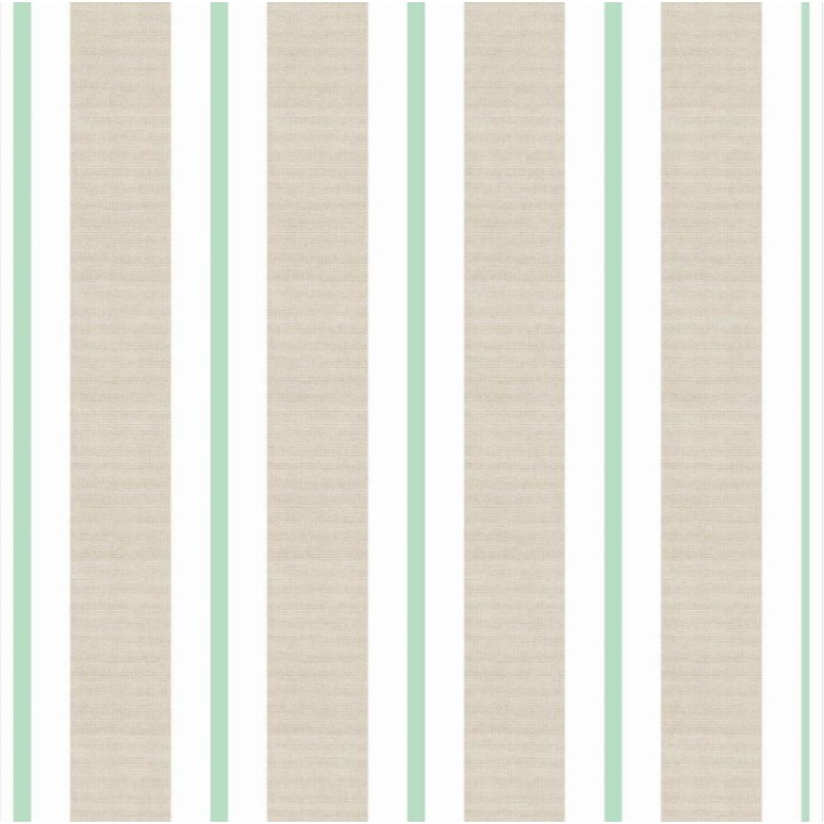 Papel de Parede Adesivo Listrado Clássico Verde...