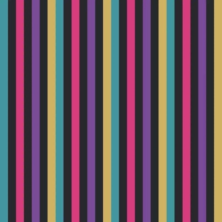Papel de Parede Adesivo Listrado Colorido 1165