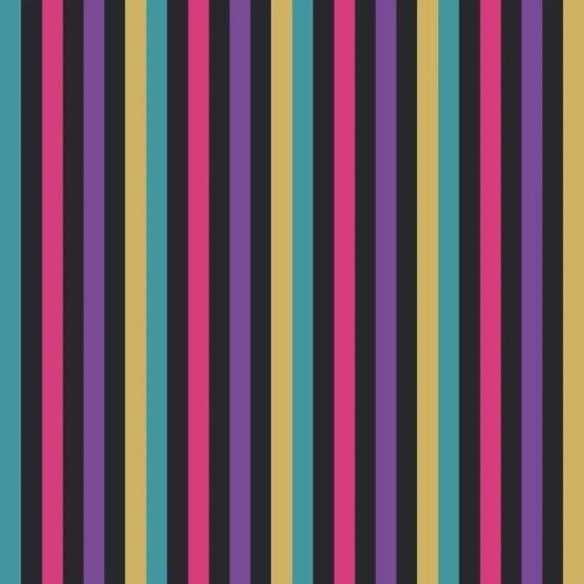 Papel de Parede Adesivo Listrado Colorido 1165