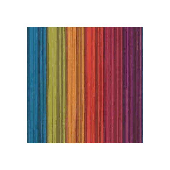 Papel de Parede Adesivo Listrado Colorido 1245