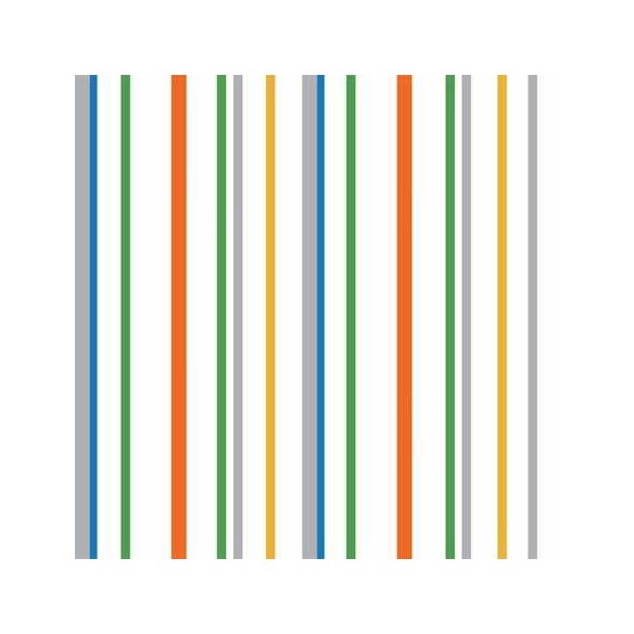 Papel de Parede Adesivo Listrado Colorido 564655