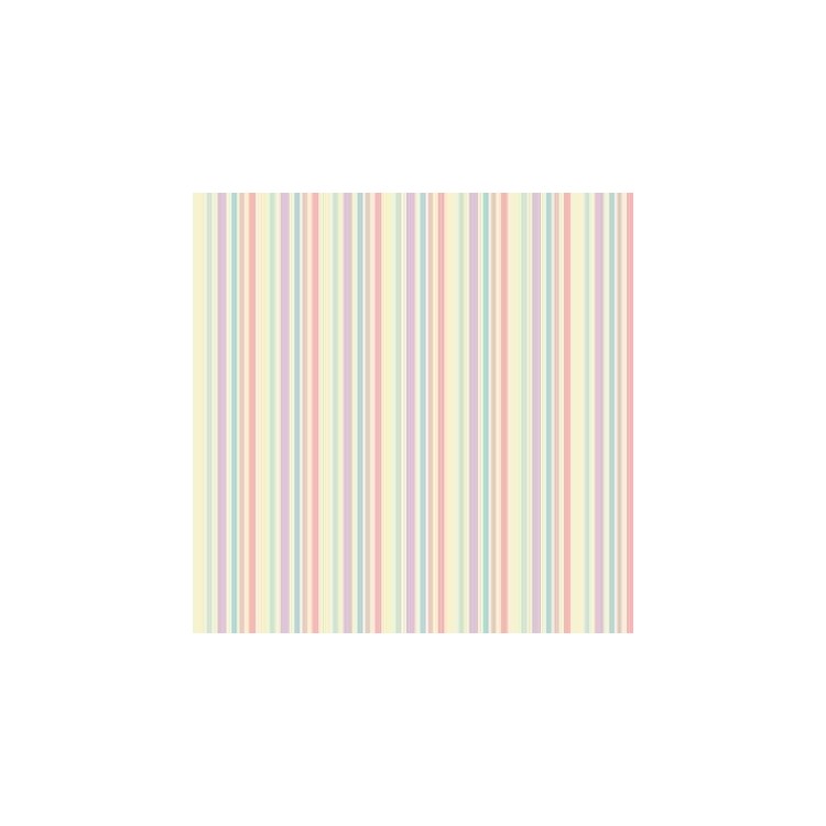 Papel de Parede Adesivo Listrado Colorido 573