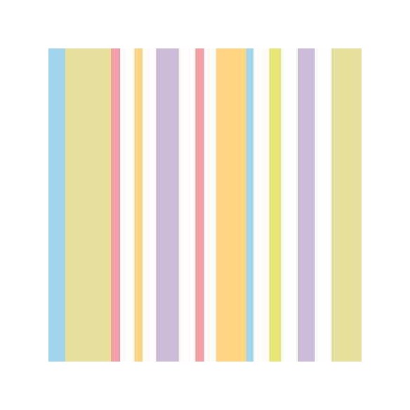 Papel de Parede Adesivo Listrado Colorido Infantil Bebê 25486