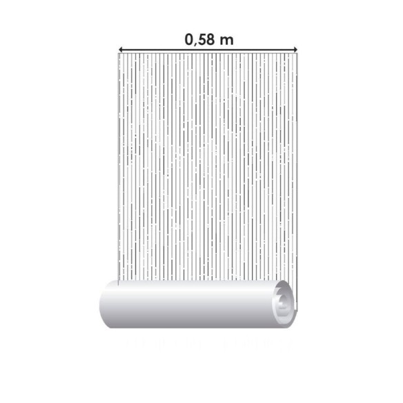 Papel de Parede Adesivo Listrado Descontruído N010086