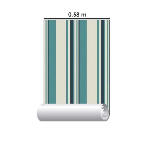 Papel de Parede Adesivo Listrado Frio N018118
