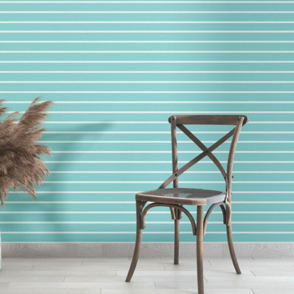 Papel de Parede Adesivo Listrado Horizontal N013033