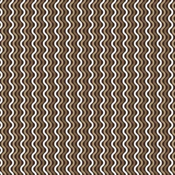 Papel de Parede Adesivo Listrado Ondas Marrom 838408122