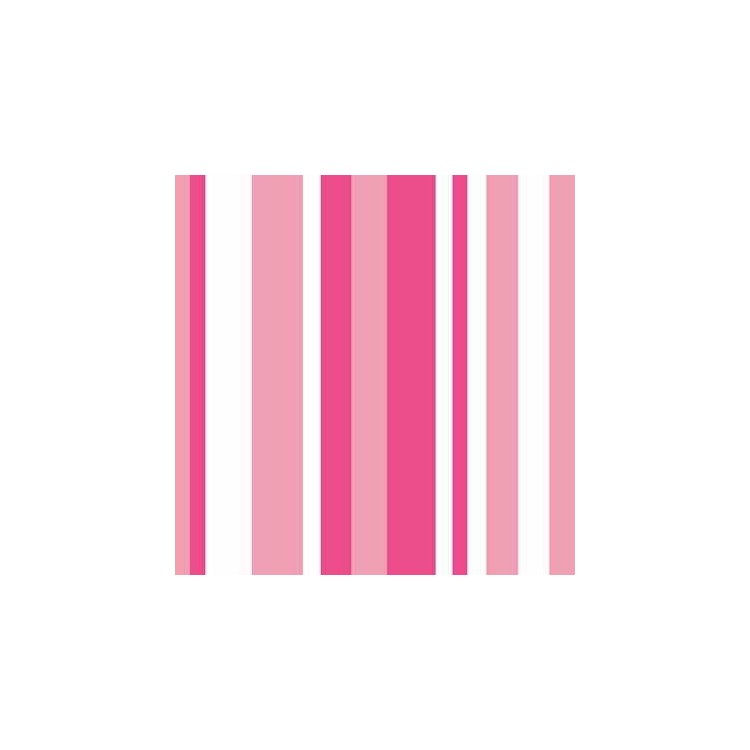 Papel de Parede Adesivo Listrado Rosa 1058