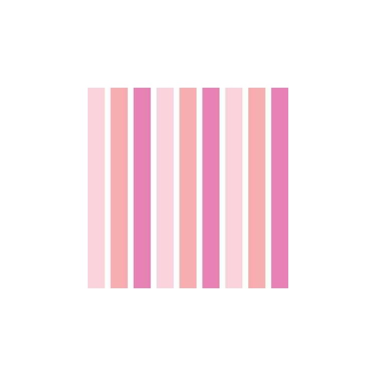 Papel de Parede Adesivo Listrado Rosa 1171