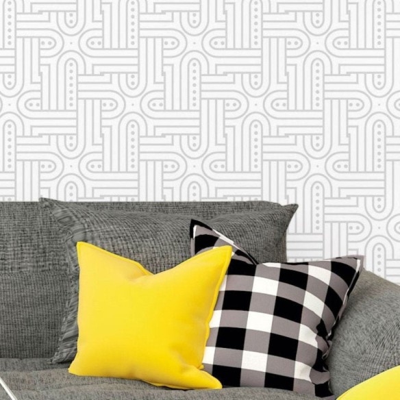 Papel de Parede Adesivo Abstrato Luxury Mandala N017091