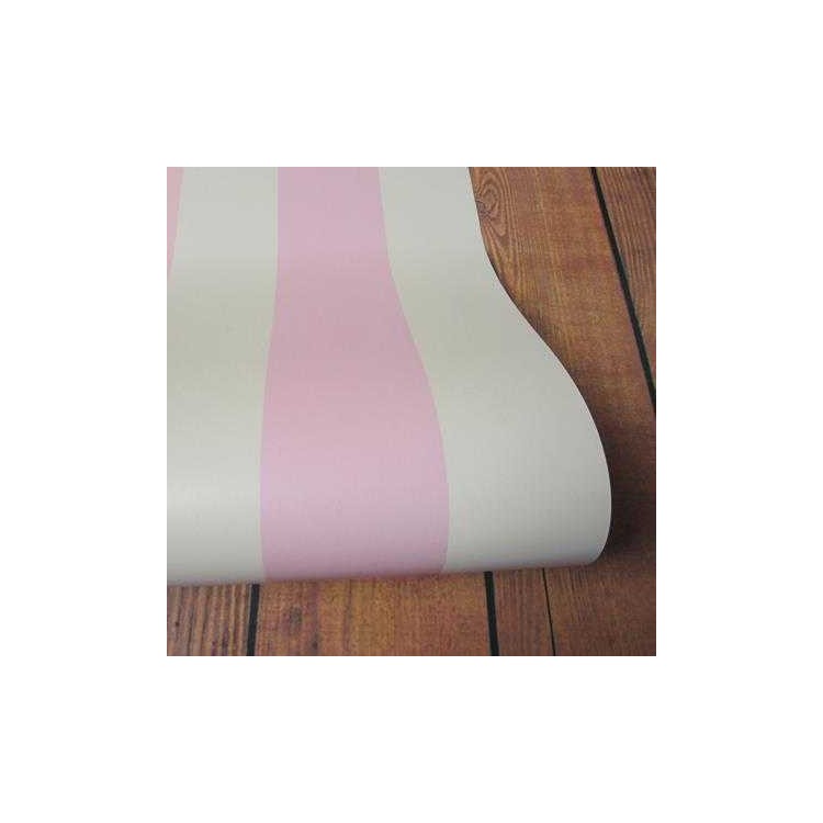 Papel de Parede Adesivo Listrado Rosa 303