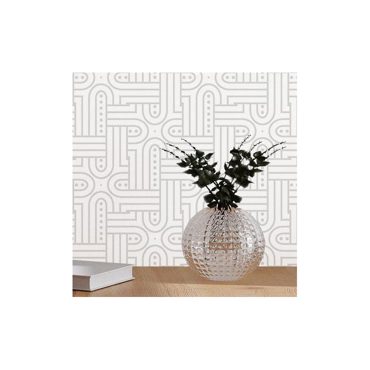 Papel de Parede Adesivo Abstrato Luxury Mandala...