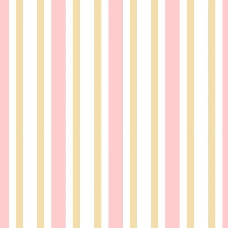 Papel de Parede Adesivo Listrado Rosa Bege e...