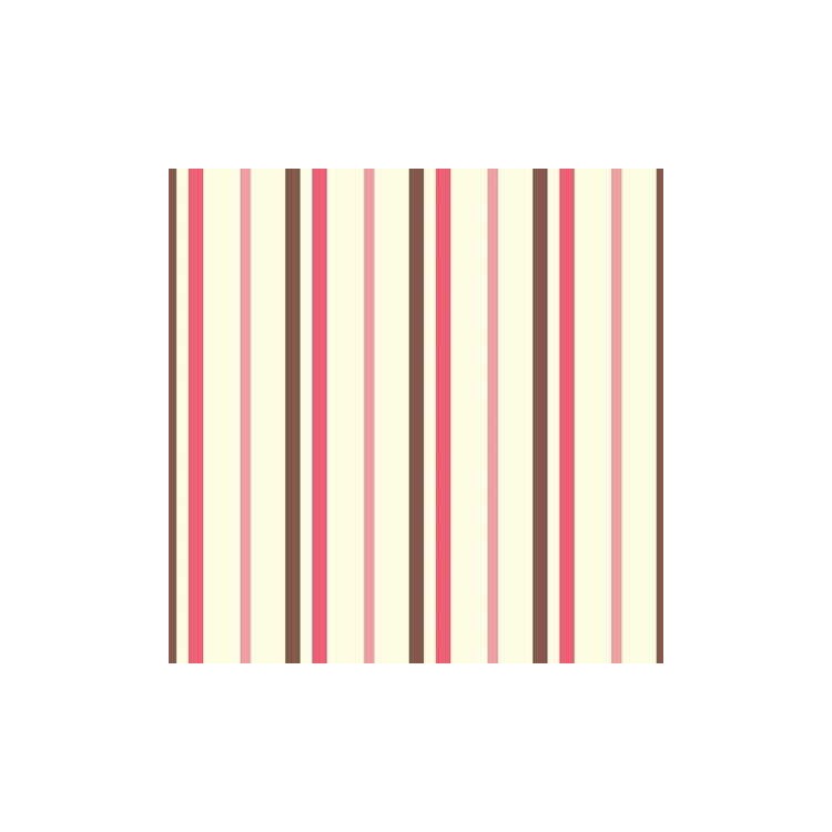 Papel de Parede Adesivo Listrado Rosa e Marrom...
