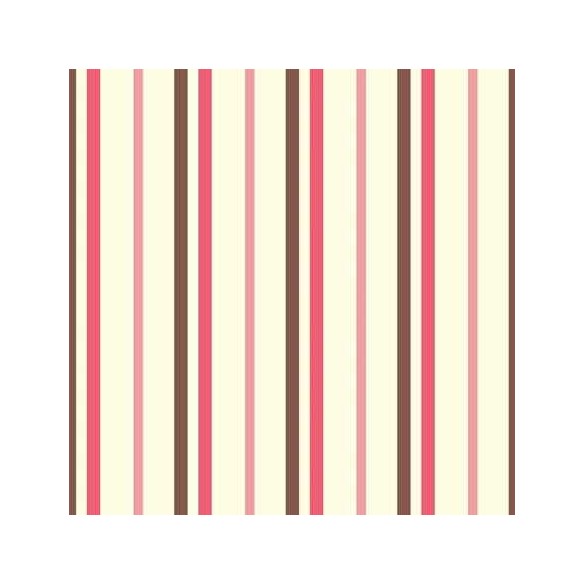 Papel de Parede Adesivo Listrado Rosa e Marrom 144857233