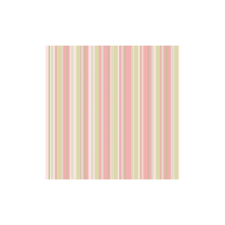 Papel de Parede Adesivo Listrado Rosa e Verde 1201
