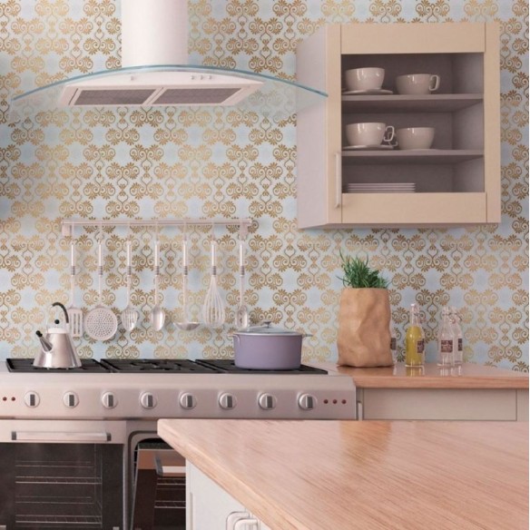 Papel de Parede Adesivo Abstrato Luxury N013141