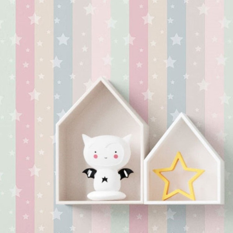 Papel de Parede Adesivo Listrado Stars N019029