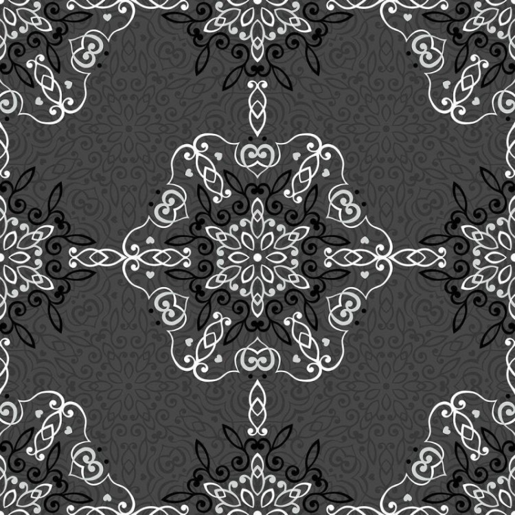 Papel de Parede Adesivo Abstrato Mandala N010165