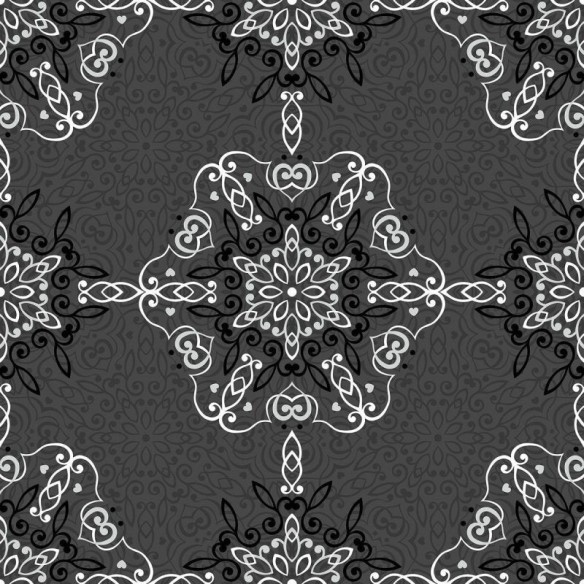 Papel de Parede Adesivo Abstrato Mandala N010165
