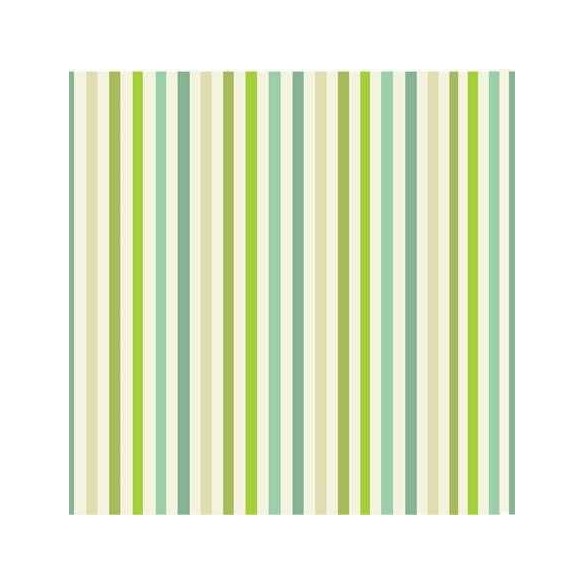 Papel de Parede Adesivo Listrado Verde 87423