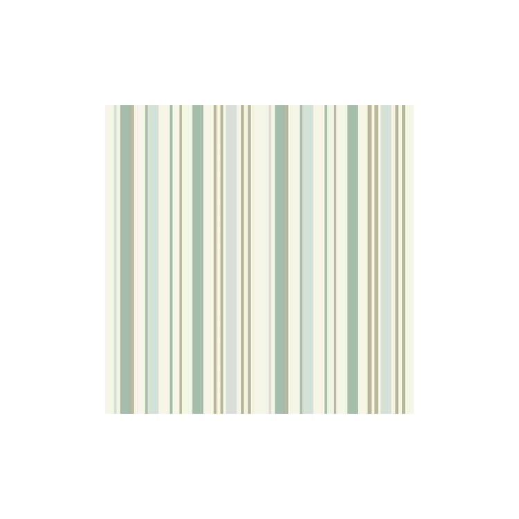 Papel de Parede Adesivo Listrado Verde Azul 45422