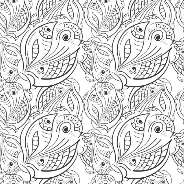 Papel de Parede Adesivo Abstrato Mandala N012110