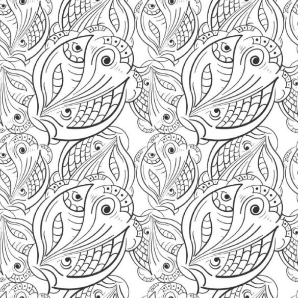 Papel de Parede Adesivo Abstrato Mandala N012110