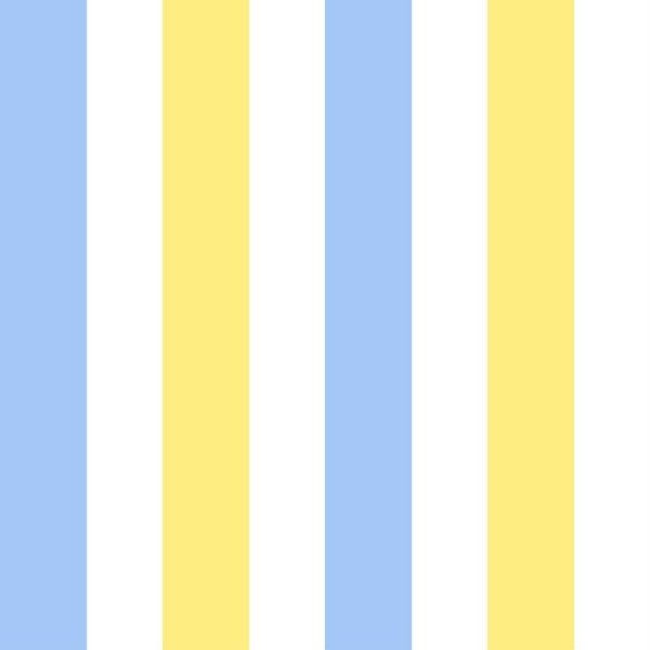 Papel de Parede Adesivo Listras Azul e Amarelo N06241