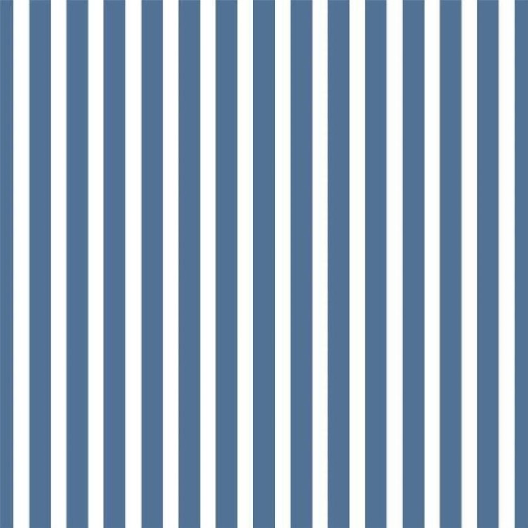 Papel de Parede Adesivo Listras Azul e Branco...