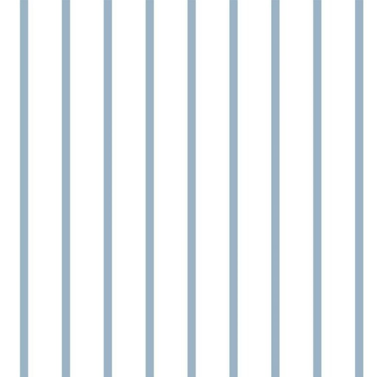 Papel de Parede Adesivo Listras Finas Azul e...