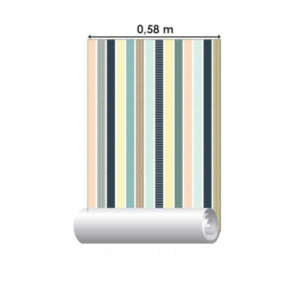 Papel de Parede Adesivo Listras N04268