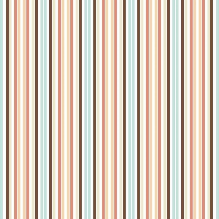 Papel de Parede Adesivo Listras Rosa Azul e...