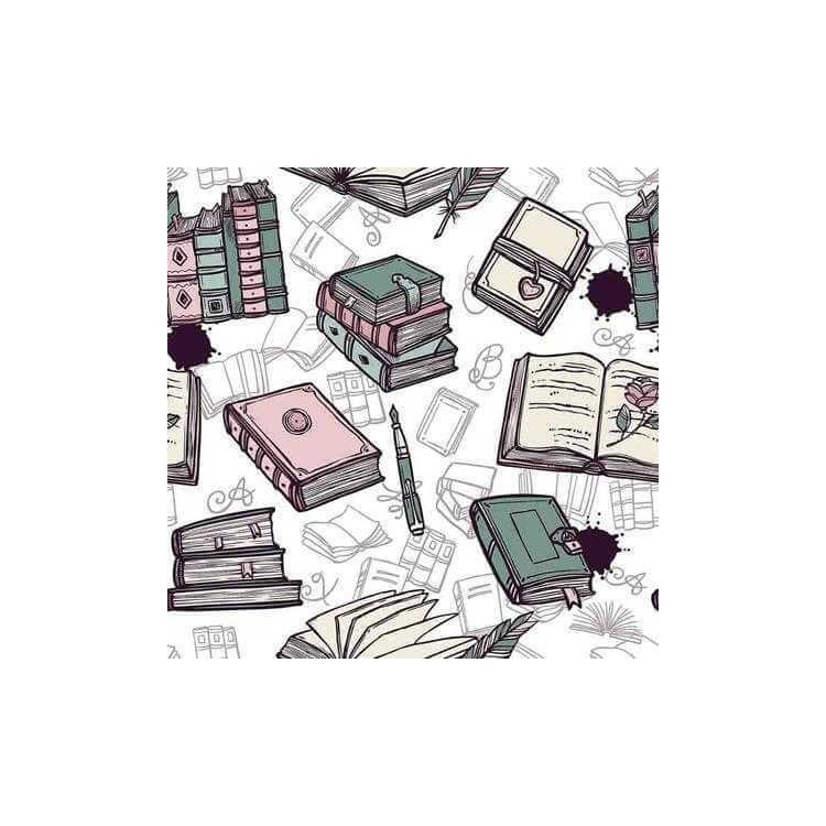 Papel de Parede Adesivo Livro Conto de Fadas  5148