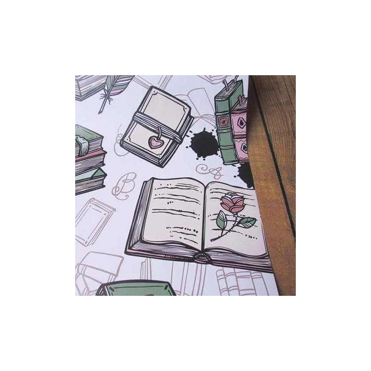 Papel de Parede Adesivo Livro Conto de Fadas  5148
