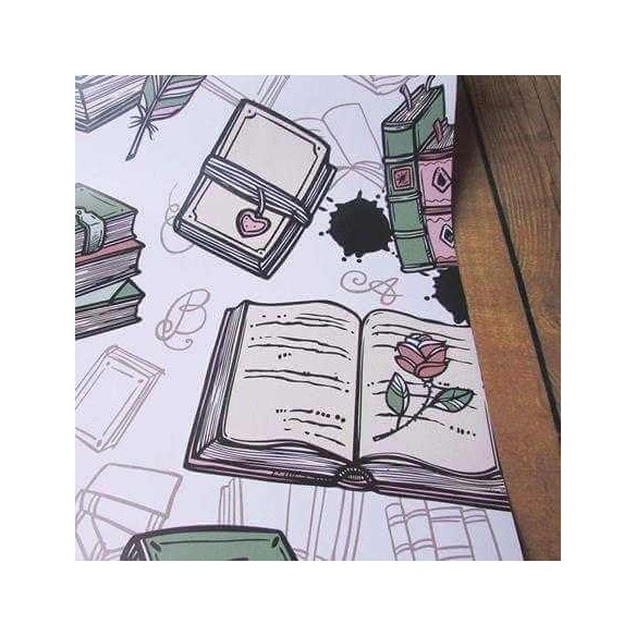 Papel de Parede Adesivo Livro Conto de Fadas  5148